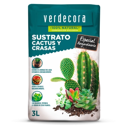 Underlag for kaktus og sukkulenter