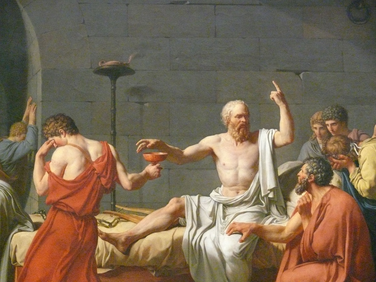 Sokrates var en filosof som døde av hemlockforgiftning