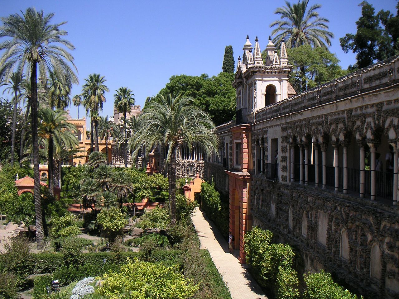 Den spanske hagen er en blanding av stiler