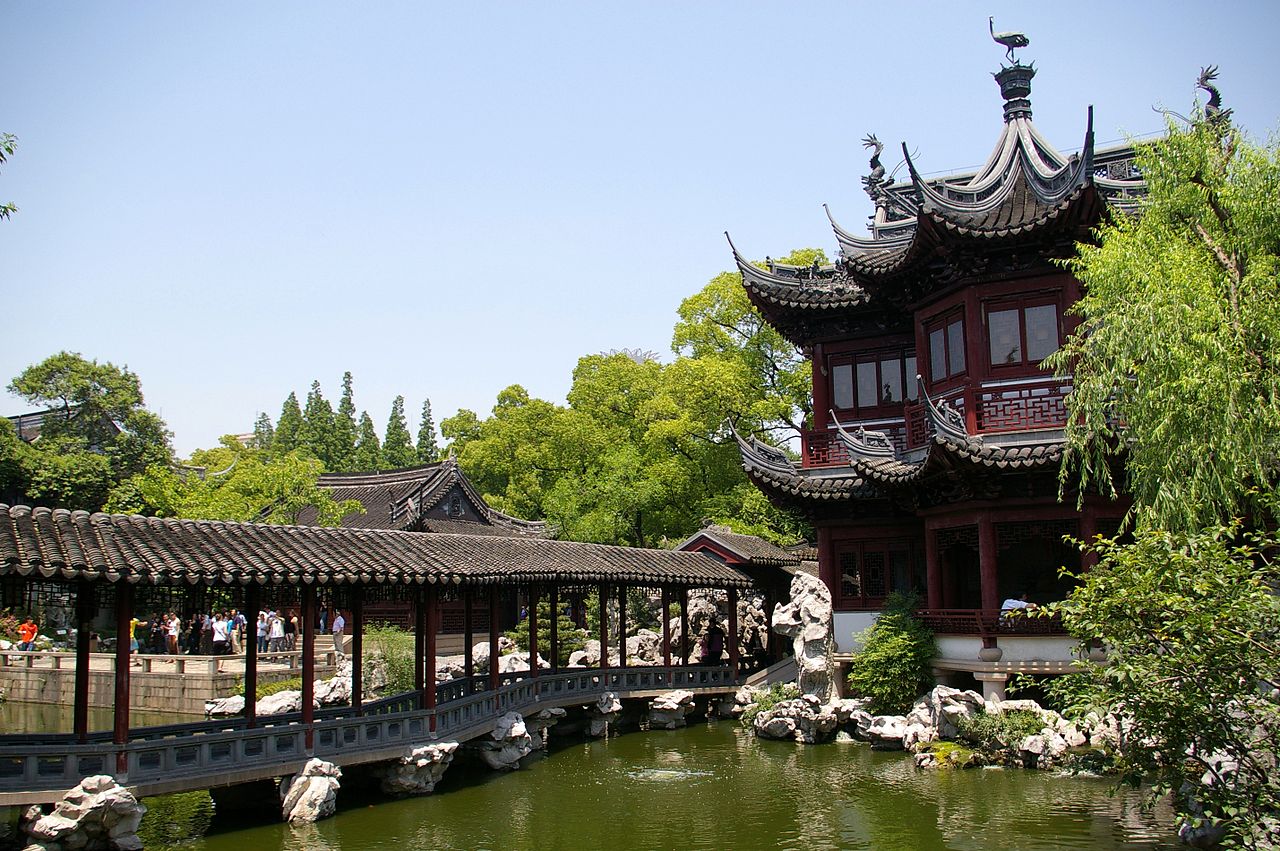 Yuyuan Garden er en vakker kinesisk hage