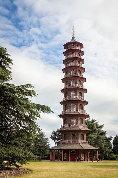 Utsikt over Kew Gardens-pagoden
