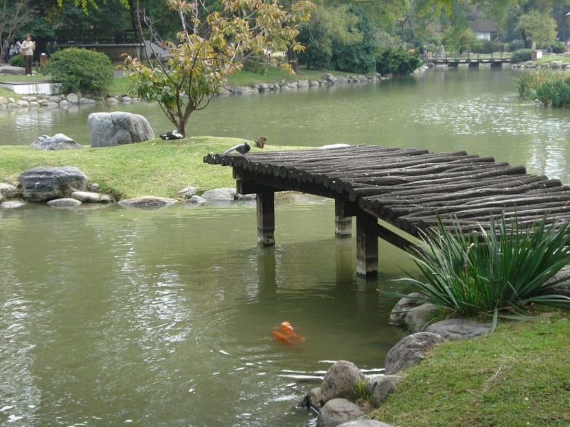 Dammen til den japanske hagen i Buenos Aires