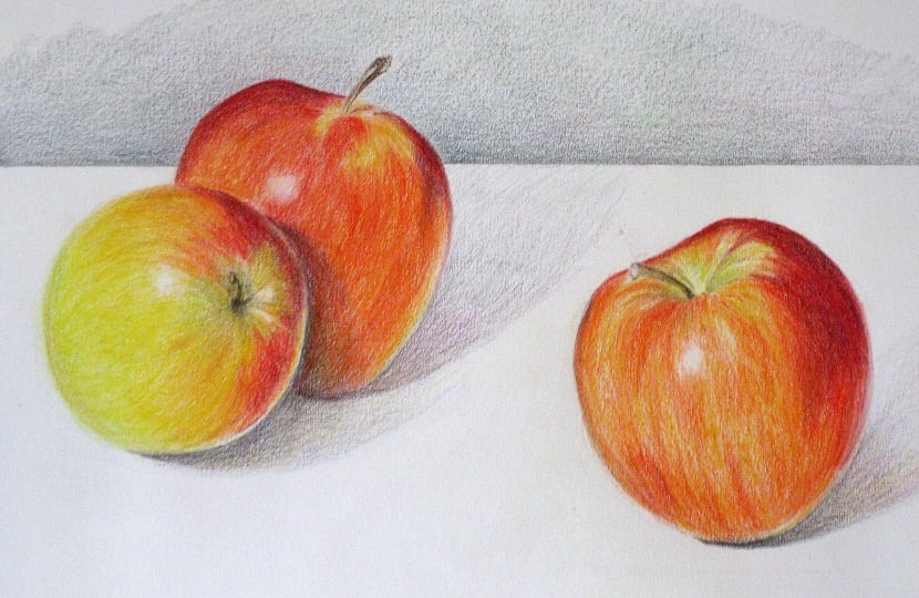 lære å tegne epler