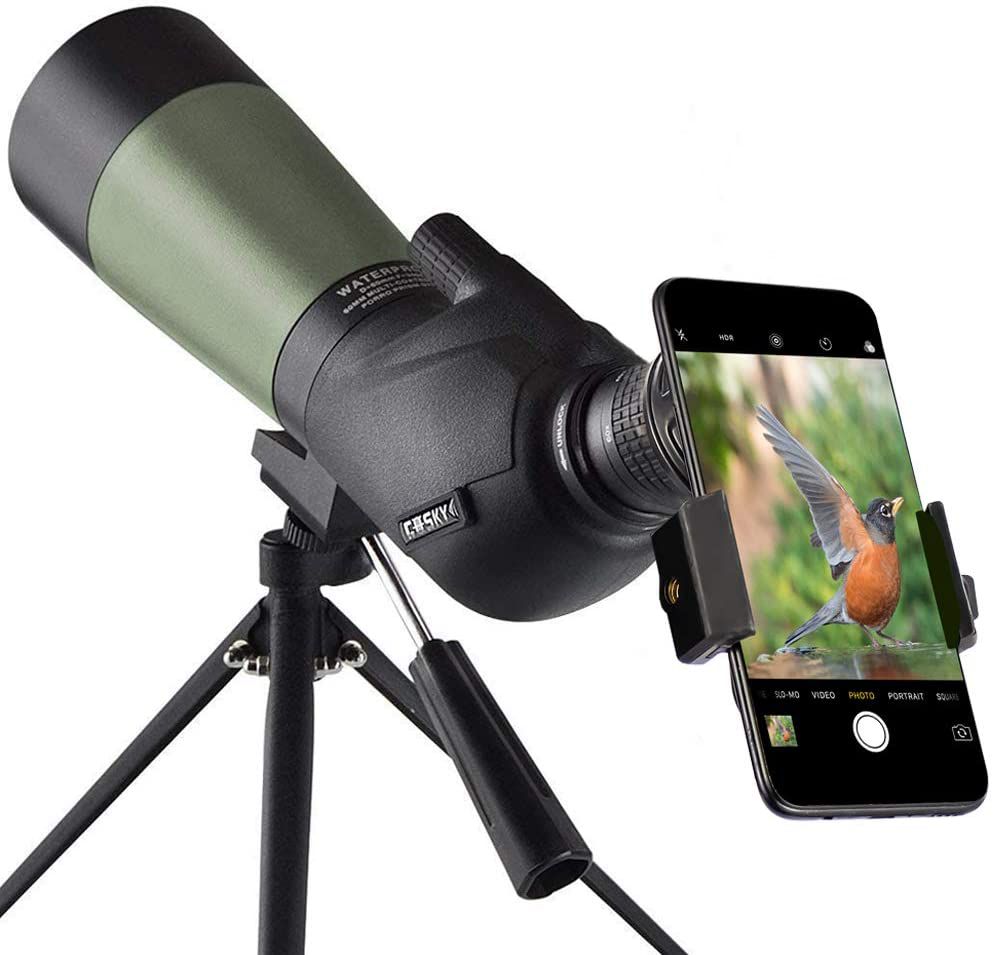 Gosky 20-60x60 HD Spotting Scope with Tripod