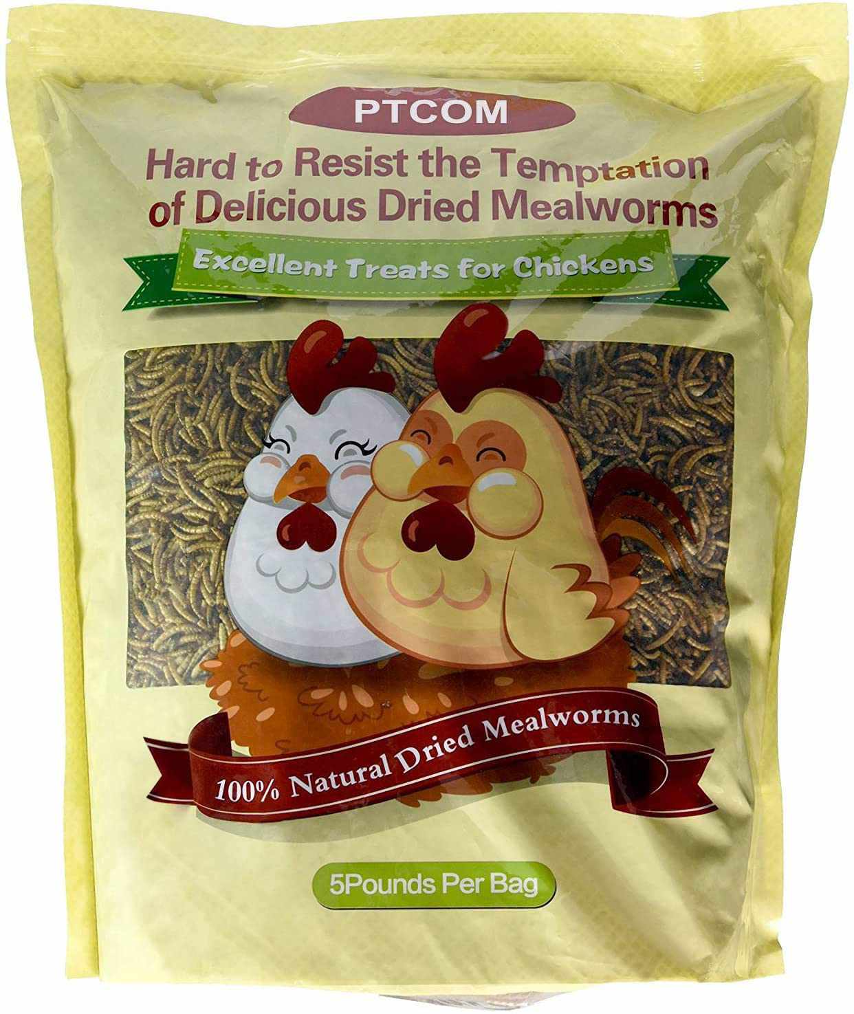 Best Mealworms: Hatortempt 5 lbs Non-GMO Dried Mealworms