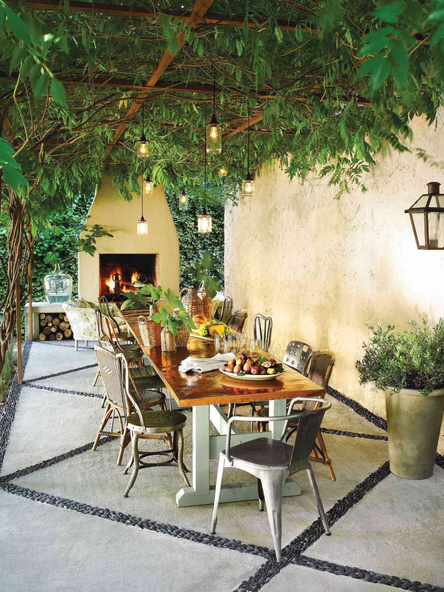 Mediterranean-Inspired Patio After