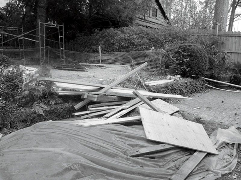 Under Construction Patio Before