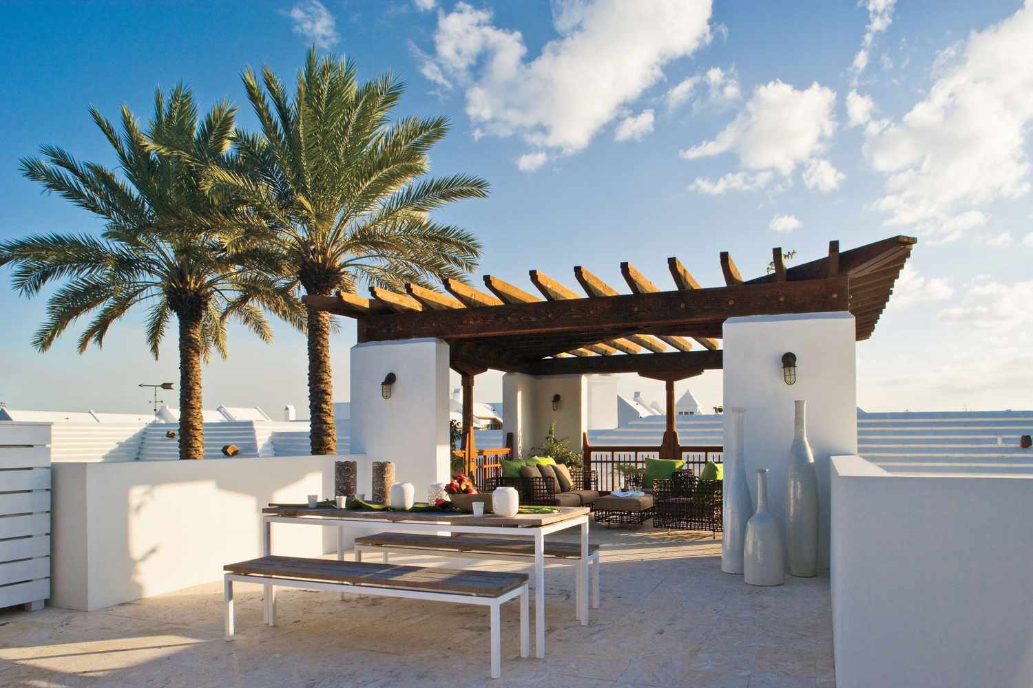 Alys Beach Rooftop Pergola