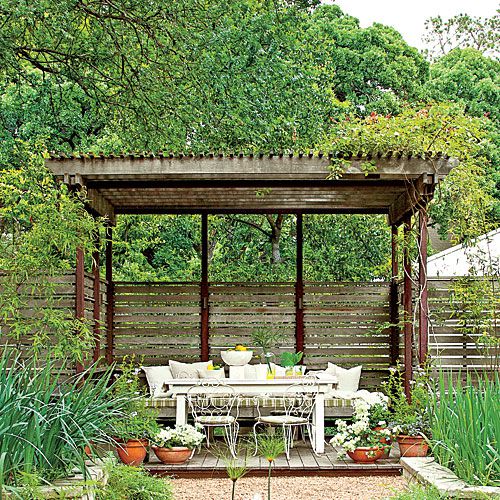 Welcoming Courtyard Arbor