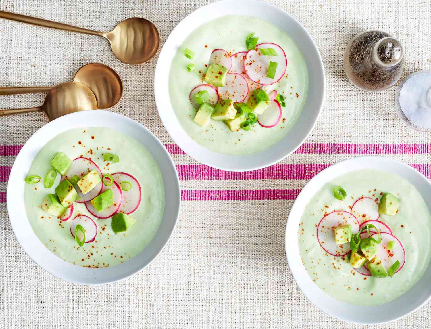 Chilled Radish-and-Avocado Soup